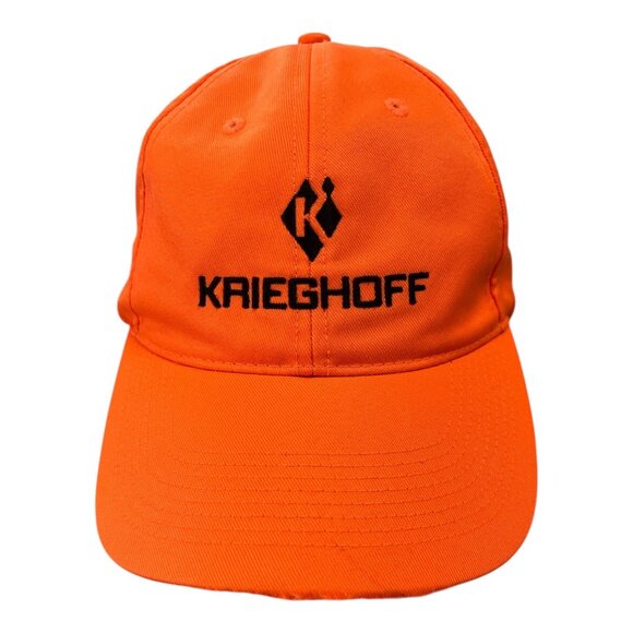 Krieghoff Blaze Orange Adjustable Baseball Hat by Kati Sportcap – One Size Fits - Picture 1 of 9